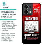 Luffy Wanted Glass Case for Oppo Reno8 5G