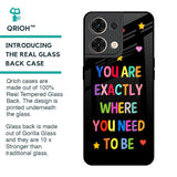 Magical Words Glass Case for Oppo Reno8 5G