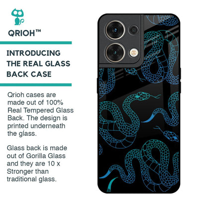 Serpentine Glass Case for Oppo Reno8 5G