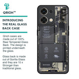 Skeleton Inside Glass Case for Oppo Reno8 5G
