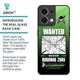 Zoro Wanted Glass Case for Oppo Reno8 5G
