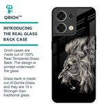 Brave Lion Glass Case for Oppo Reno8 5G