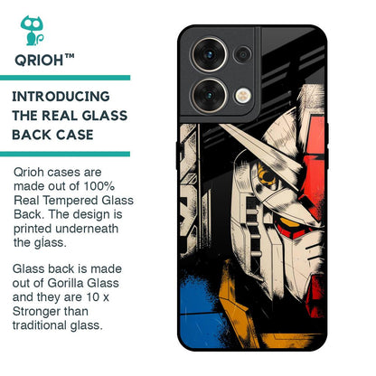 Transformer Art Glass Case for Oppo Reno8 5G