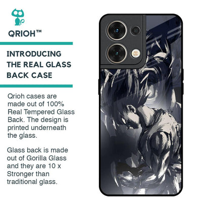 Sketch Art DB Glass Case for Oppo Reno8 5G
