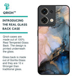 Marble Ink Abstract Glass Case for Oppo Reno8 5G