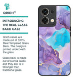 Alcohol ink Marble Glass Case for Oppo Reno8 5G