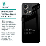 Black Soul Glass Case for Oppo Reno8 5G