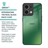 Green Grunge Texture Glass Case for Oppo Reno8 5G