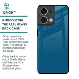 Cobalt Blue Glass Case for Oppo Reno8 5G