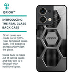 Hexagon Style Glass Case For Oppo Reno8 5G