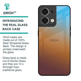 Rich Brown Glass Case for Oppo Reno8 5G