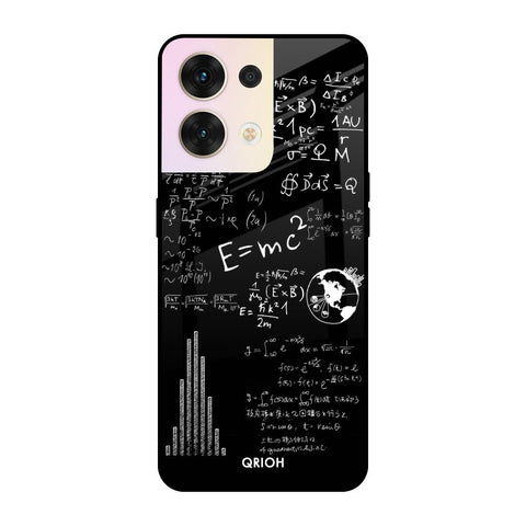 Funny Math Oppo Reno8 5G Glass Cases & Covers Online