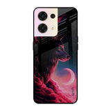 Moon Wolf Oppo Reno8 5G Glass Cases & Covers Online