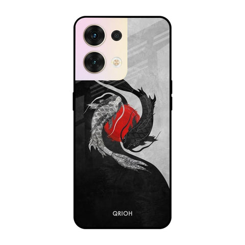 Japanese Art Oppo Reno8 5G Glass Cases & Covers Online