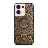 Luxury Mandala Oppo Reno8 5G Glass Cases & Covers Online