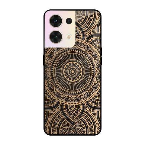 Luxury Mandala Oppo Reno8 5G Glass Cases & Covers Online