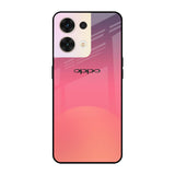 Sunset Orange Oppo Reno8 5G Glass Cases & Covers Online