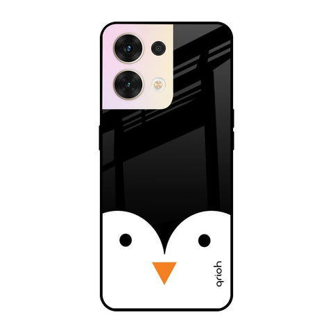 Cute Penguin Oppo Reno8 5G Glass Cases & Covers Online