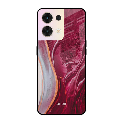 Crimson Ruby Oppo Reno8 5G Glass Cases & Covers Online