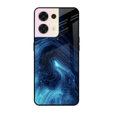Dazzling Ocean Gradient Oppo Reno8 5G Glass Cases & Covers Online