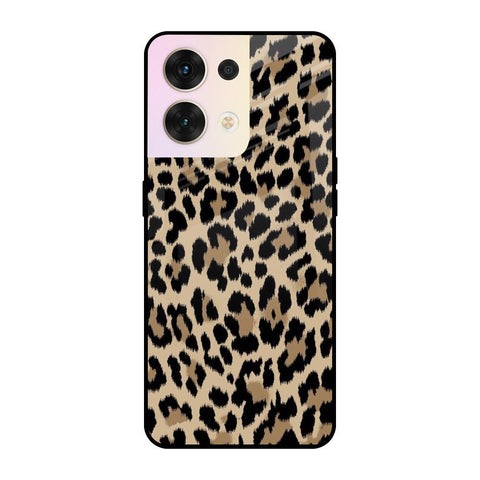 Leopard Seamless Oppo Reno8 5G Glass Cases & Covers Online