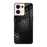 Dark Abstract Pattern Oppo Reno8 5G Glass Cases & Covers Online