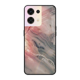 Pink And Grey Marble Oppo Reno8 5G Glass Cases & Covers Online