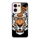 Angry Tiger Oppo Reno8 5G Glass Cases & Covers Online