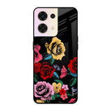 Floral Decorative Oppo Reno8 5G Glass Cases & Covers Online