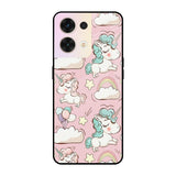 Balloon Unicorn Oppo Reno8 5G Glass Cases & Covers Online