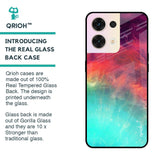 Colorful Aura Glass Case for Oppo Reno8 5G