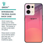 Sunset Orange Glass Case for Oppo Reno8 5G