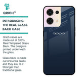 Overshadow Blue Glass Case For Oppo Reno8 5G