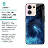 Dazzling Ocean Gradient Glass Case For Oppo Reno8 5G