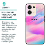 Colorful Waves Glass case for Oppo Reno8 5G