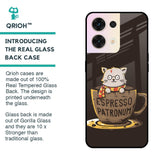 Tea With Kitty Glass Case For Oppo Reno8 5G