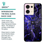 Techno Color Pattern Glass Case For Oppo Reno8 5G