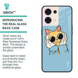 Adorable Cute Kitty Glass Case For Oppo Reno8 5G