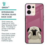 Funny Pug Face Glass Case For Oppo Reno8 5G