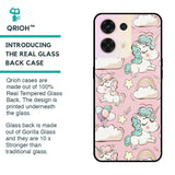 Balloon Unicorn Glass case for Oppo Reno8 5G