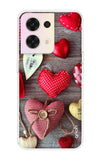 Valentine Hearts Oppo Reno8 5G Back Cover