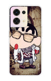 Nerdy Shinchan Oppo Reno8 5G Back Cover