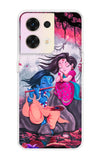 Radha Krishna Art Oppo Reno8 5G Back Cover