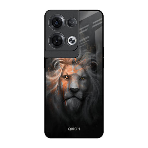 Devil Lion Oppo Reno8 Pro 5G Glass Back Cover Online