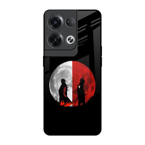 Anime Red Moon Oppo Reno8 Pro 5G Glass Back Cover Online