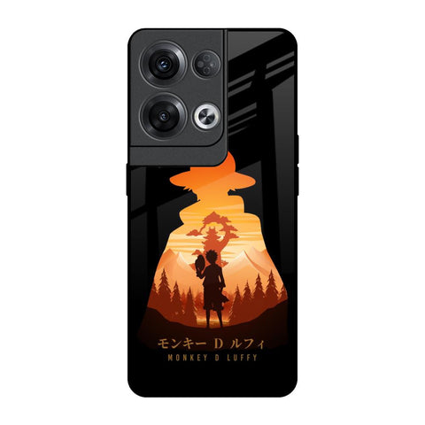 Luffy One Piece Oppo Reno8 Pro 5G Glass Back Cover Online