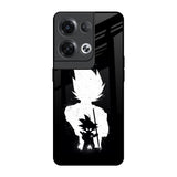 Monochrome Goku Oppo Reno8 Pro 5G Glass Back Cover Online