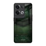 Green Leather Oppo Reno8 Pro 5G Glass Back Cover Online