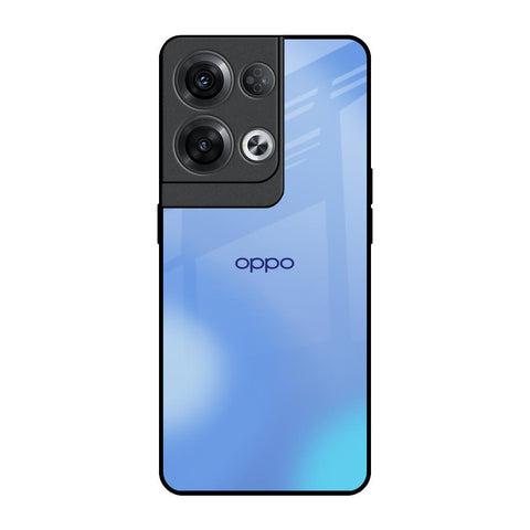 Vibrant Blue Texture Oppo Reno8 Pro 5G Glass Back Cover Online