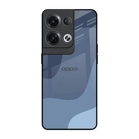 Navy Blue Ombre Oppo Reno8 Pro 5G Glass Back Cover Online